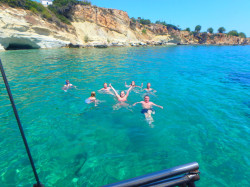 Swimming on Crete