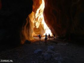 Hiking on Crete in the summer